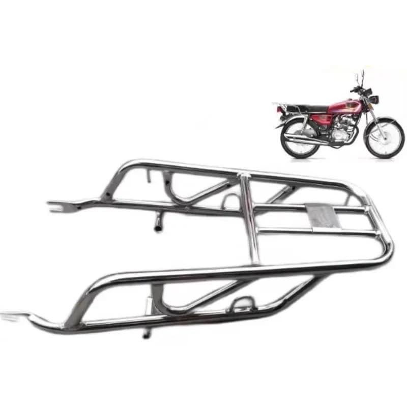 Portapacchi Posteriore per Moto CG125, Supporto per Bagagli sul Sedile Posteriore per Honda CG125