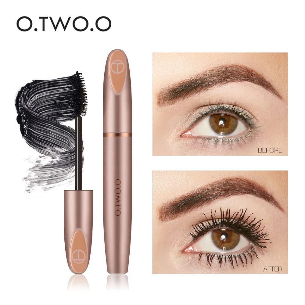 4D Silk Fiber Waterproof Mascara Extended Extended Ribbed Eyebrow Extension Super Volume For Eye Makeup