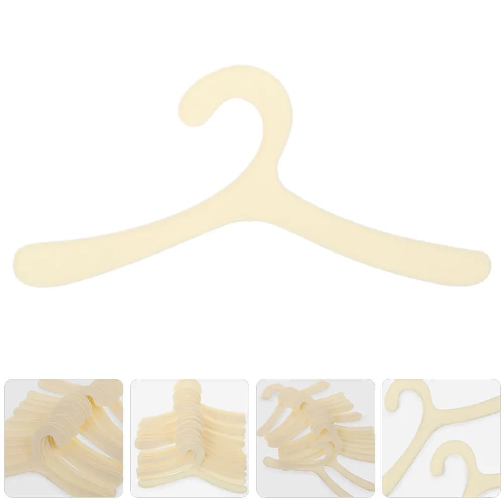 24 Pcs Dog Clothes Hangers for Storage Organizer Animal Cat Rack Clothing