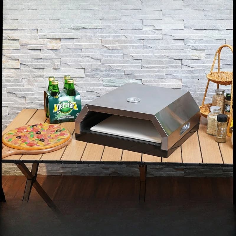 Wholesale Stainless Steel With Pizza Stone Bread Baking Oven Portable