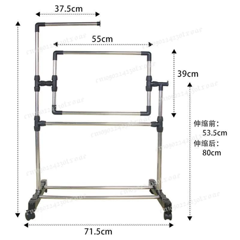 Adjustable Cross Stitch Frame Stand Large Embroidery Hoop Holder for Needlework (No Cross Stitch Included)