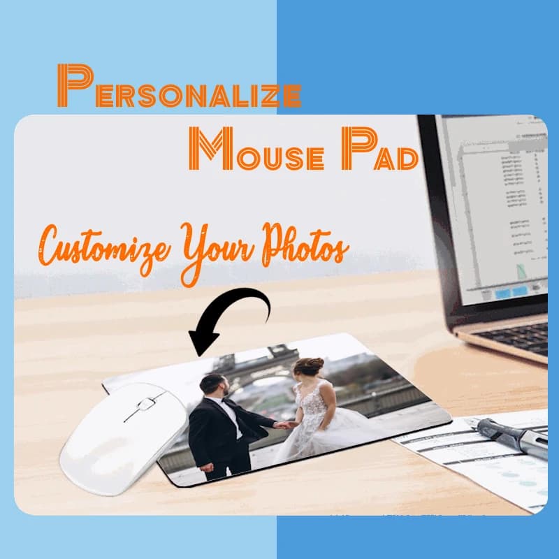 Tappetino per mouse con immagine personalizzata Tappetino per mouse ottico antiscivolo da polso sottile Tappetino per mouse in neoprene per sublimazione di giochi per computer