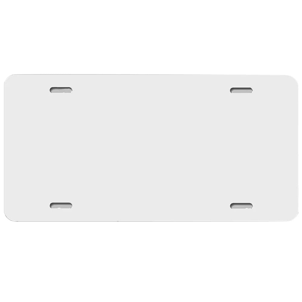 Blank License Plates DIY for Car Heat Transfer Automotive Sublimation Vehicle White Metal License Plate Car Blank License Plates