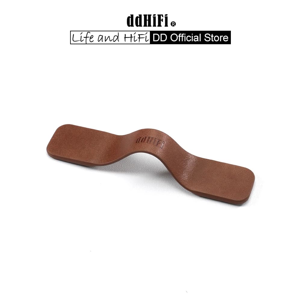 DD ddHiFi C10D Clip/organizzatore per cavi magnetici, pelle bovina di primo strato importata con trattamento superficiale in cera d'olio