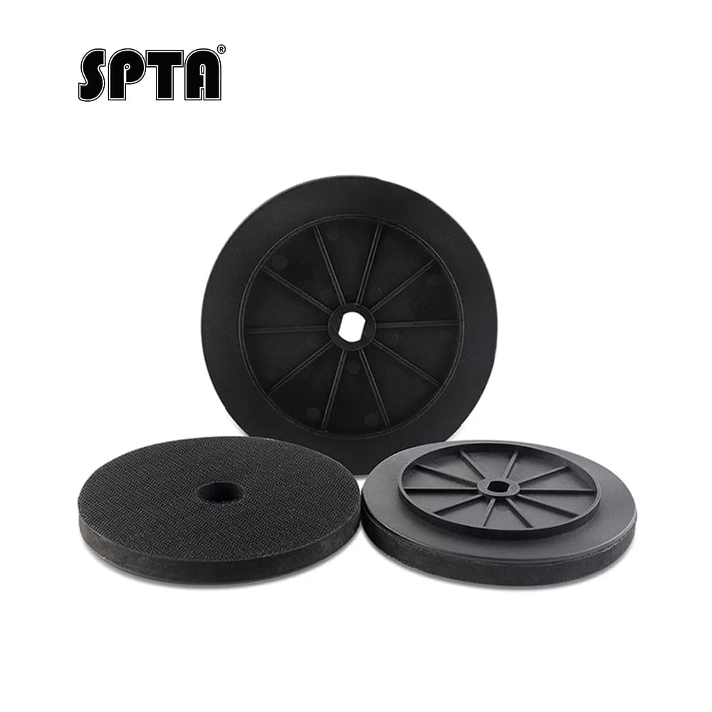 SPTA 5 pollici/6 pollici Backer Piastra di Supporto Gancio e Anello di Ricambio Ceretta Piastra di Supporto Per Auto Buffer Ceretta Lucidatore DA601