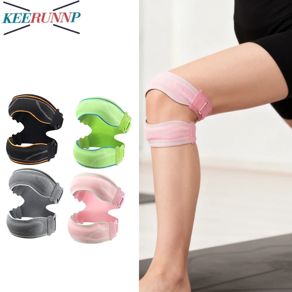 Supporto per Ginocchio con Cuscinetto in Gel per Tendine Rotulee - Ideale per Corsa e Sport, per Uomini e Donne