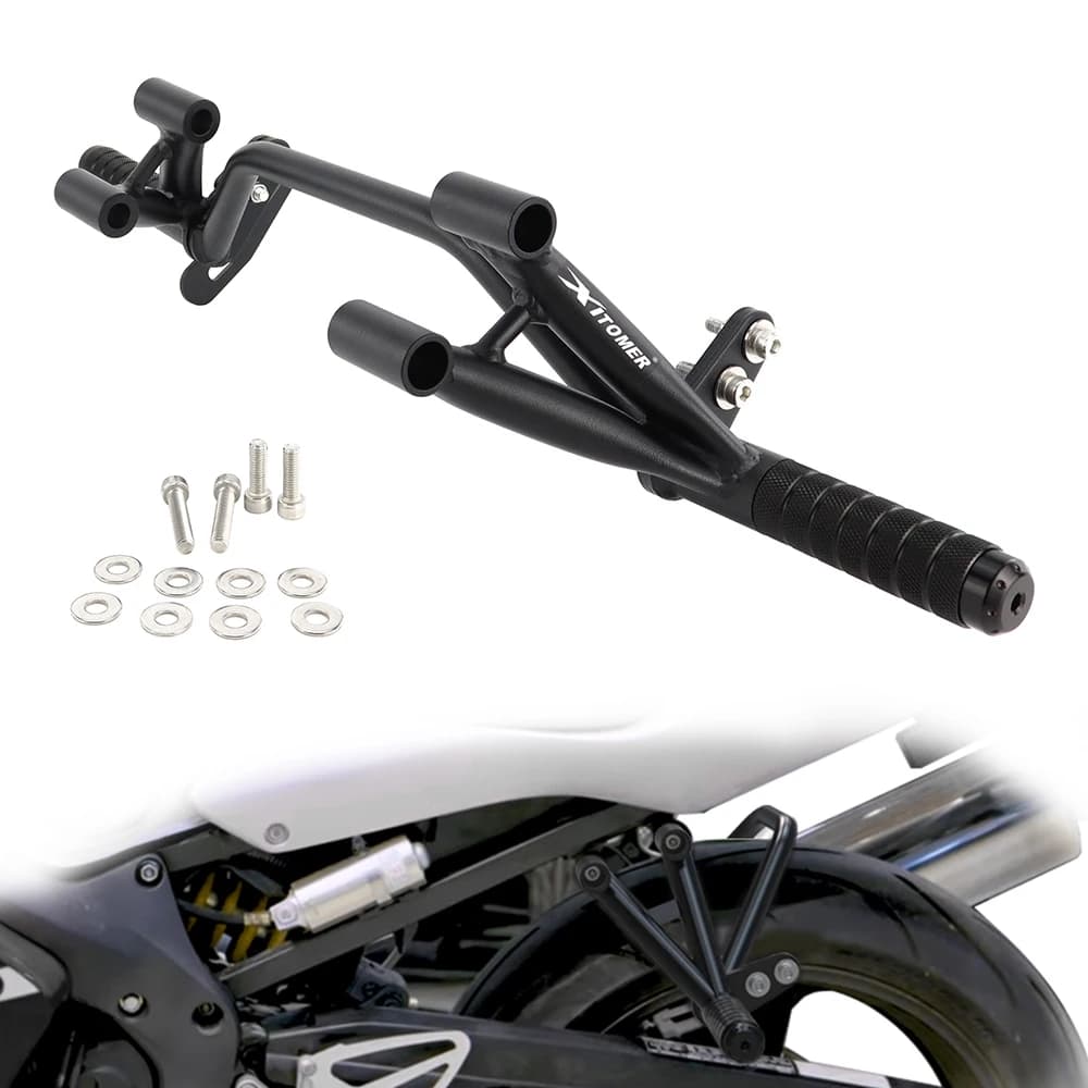 Per HONDA CBR600F CBR 600 F4I 1997-2007 Moto In Acciaio Posteriore Pedane Subcage Passeggero Peg Guard Peg Supporto Protezione Acrobazia