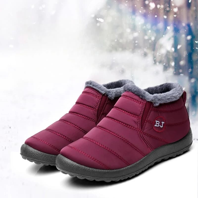 Boots Men Snow Outdoor Mens Fur Shoes Men's Winter Boots Hiking Ankle Boots Waterproof Men Shoes Work Shoes Footwear