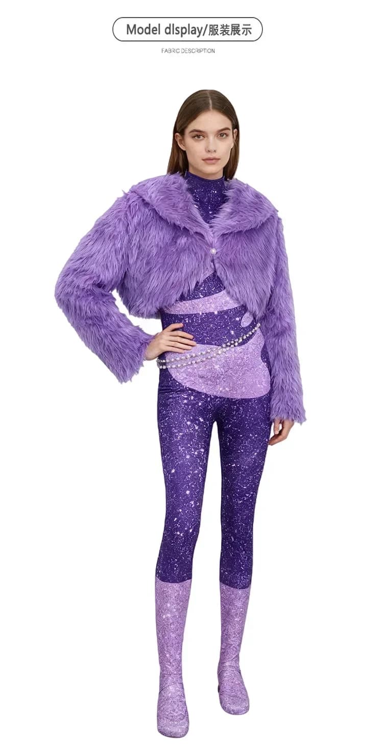 Costume da Gazelle per Cosplay, Abito per Feste di Carnevale, Outfit per Cantante Femminile, Abbigliamento per Spettacoli, Vestito di Halloween, Set di Abiti Anime Zootopia