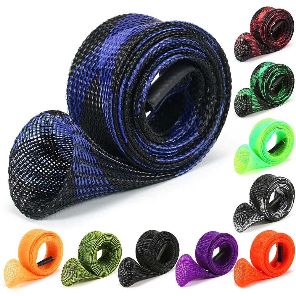 Confezione da 10 170cm copertura per canna da pesca asta per canna da pesca asta per calzino strumenti per la protezione del guanto canna da pesca elastica rete protettiva strumenti per la pesca