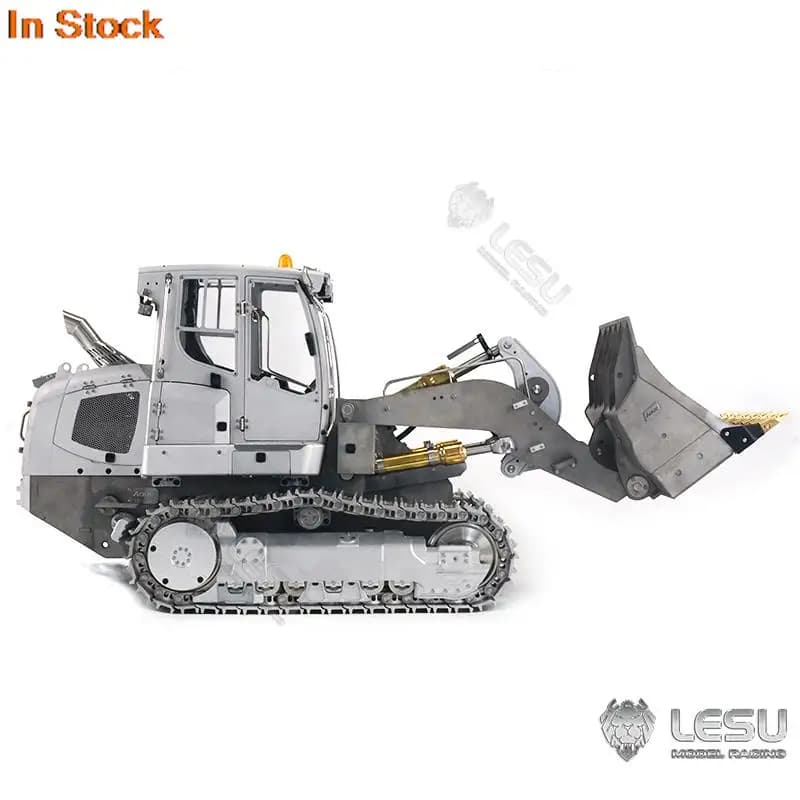 1/14 LESU Earth Mover Truck 636 KIT cingolato idraulico in metallo RC Loader Lights KIT sistema audio pompa motore giocattoli per ragazzi TH20448