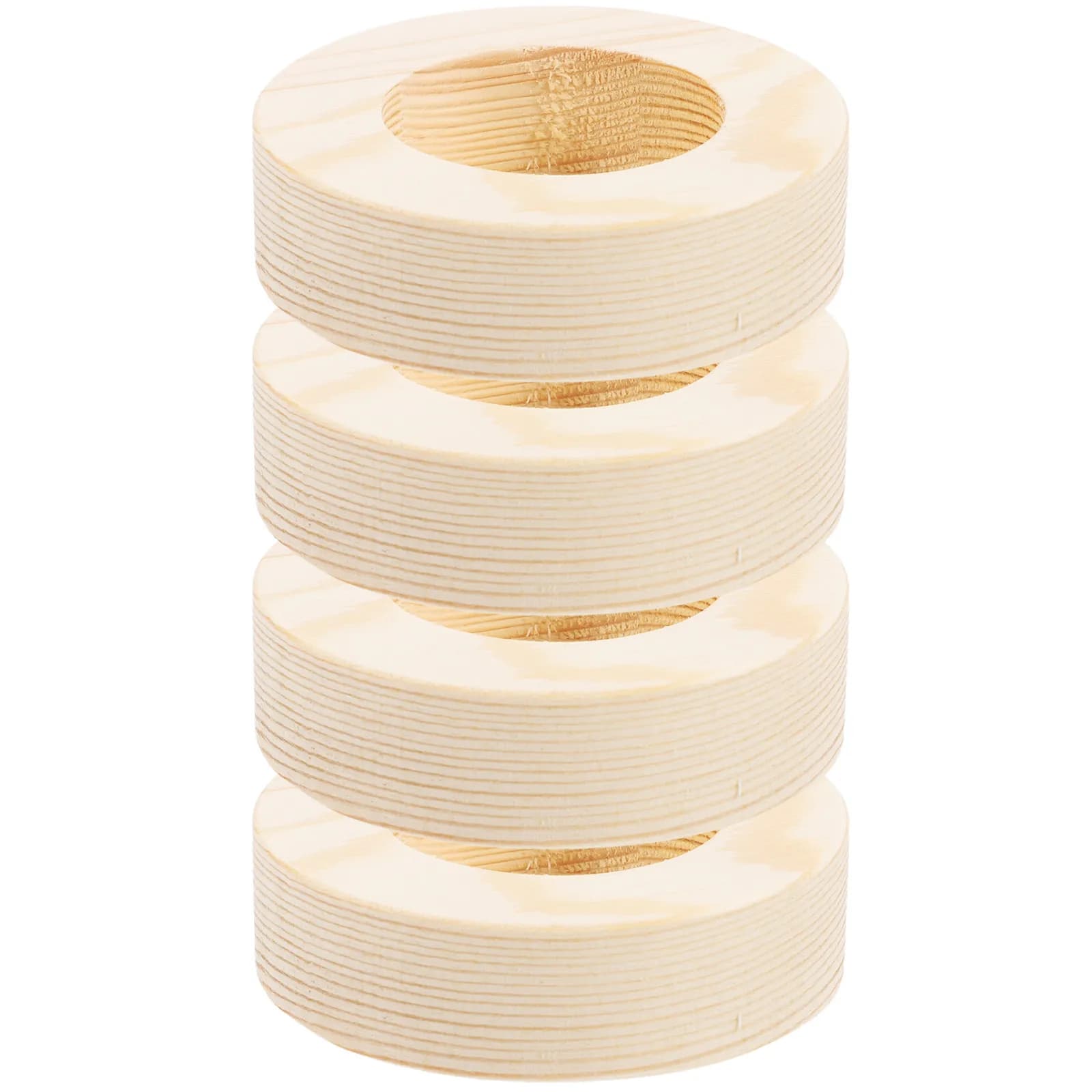 Set di 4 Organizzatori per Oli Essenziali, Vassoio in Legno Antiurto, Base Decorativa, Scatola Portaoggetti per Bottiglie di Oli Essenziali