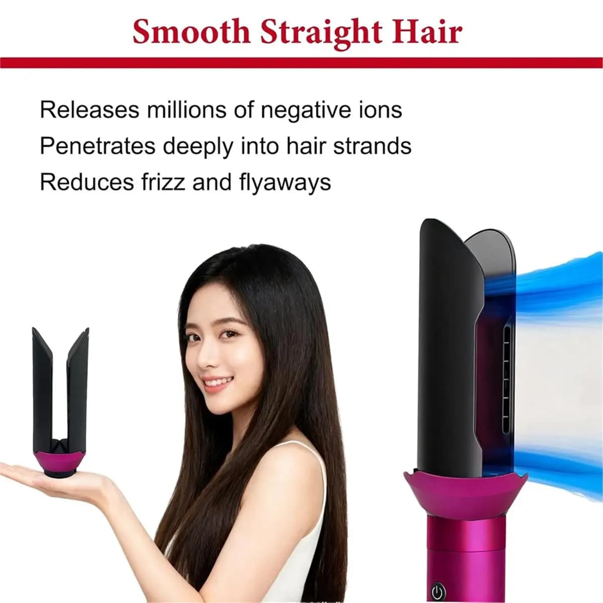 ABSF Accessorio per piastre liscianti per capelli per Dyson Airwrap HS01 HS05 HS08 per pettinatura liscia che si trasforma in capelli lisci A