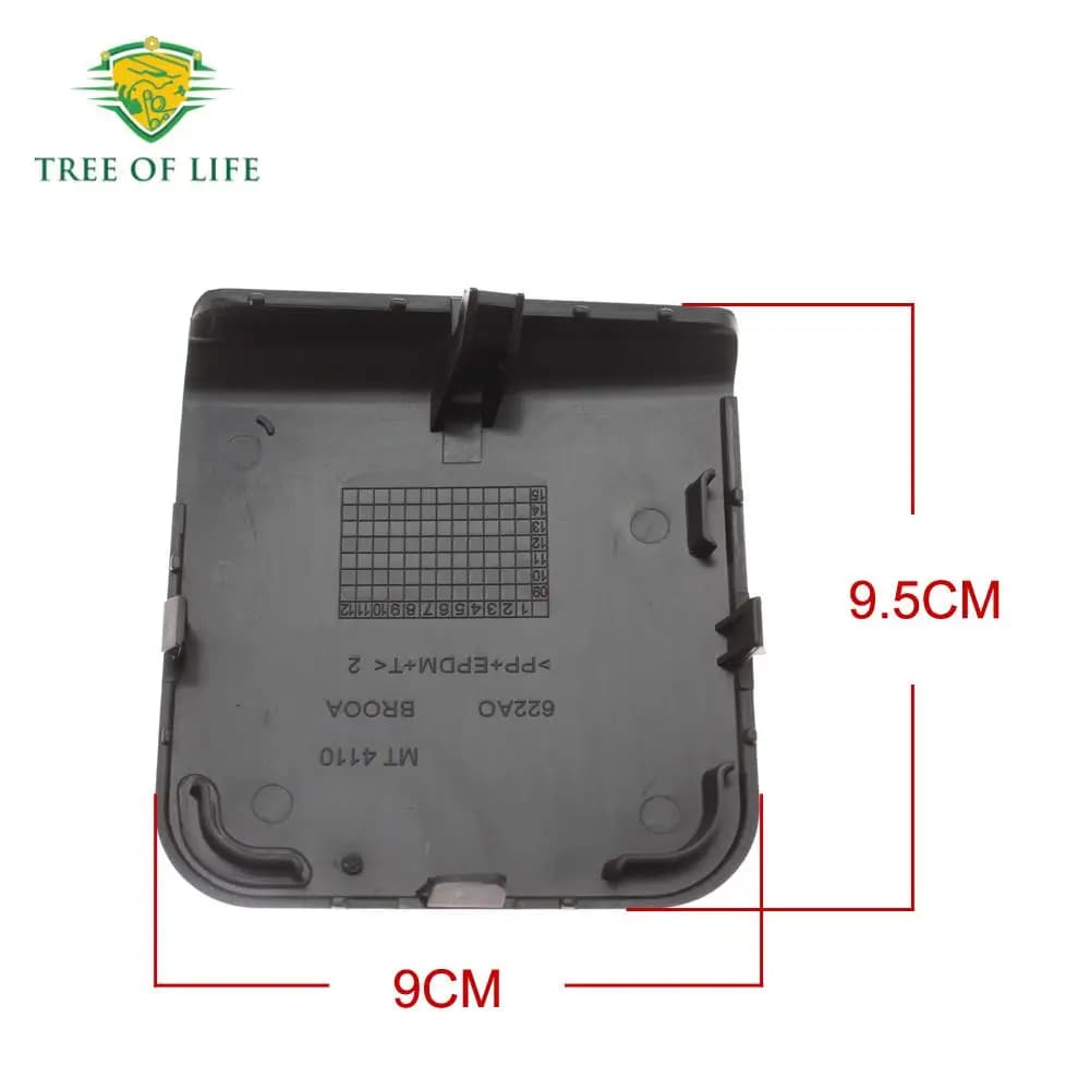 Per Nissan Qashqai Dualis J10 2010 2011 2012 2013 2014 Paraurti Anteriore Gancio di Traino Occhio Coperchio Della Copertura 622A0BR00H 9.5*9 cm di Plastica ABS