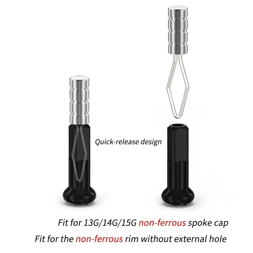 Utensile per Copriraggi in Fibra di Carbonio con Attacco Magnetico Universale per Ruote Non Ferrose