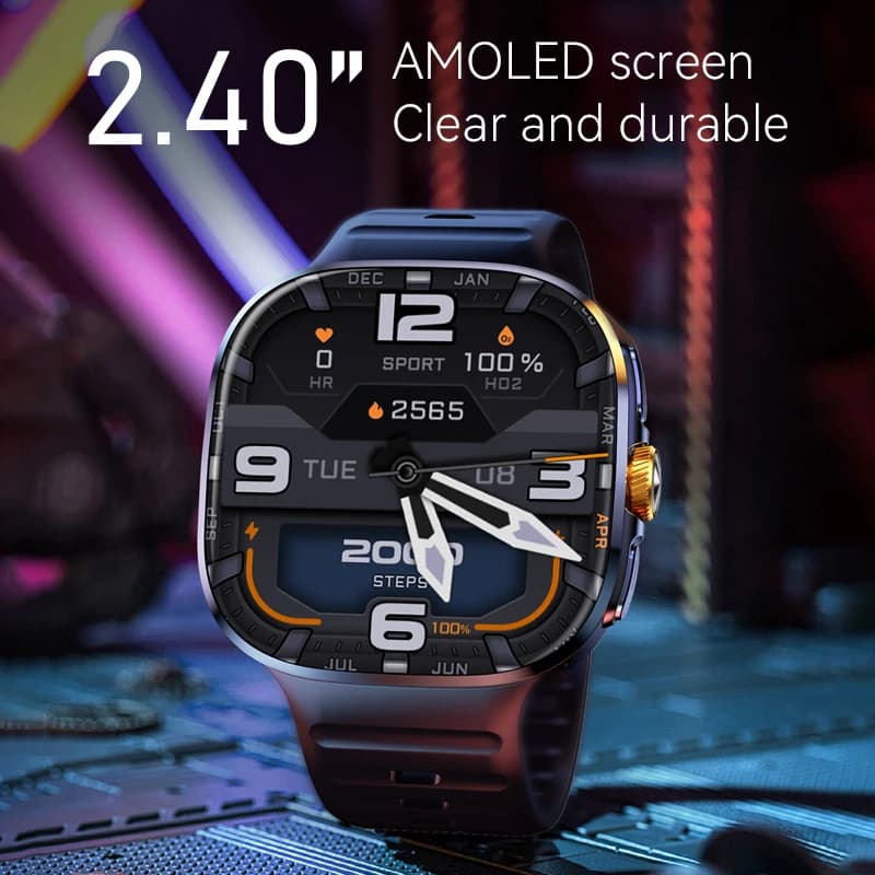 SIM card Smart Watch Call GPS navigation Wifi NFC 200w Camera Rugged 3+32G ROM Storage Google Play Android Smartwatch 2026New