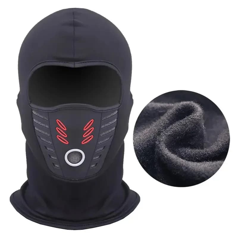 Motorcycle riding face mask Winter Thermal Neck Hood Hat cold proof and warm head cover for Snow Running Cycling