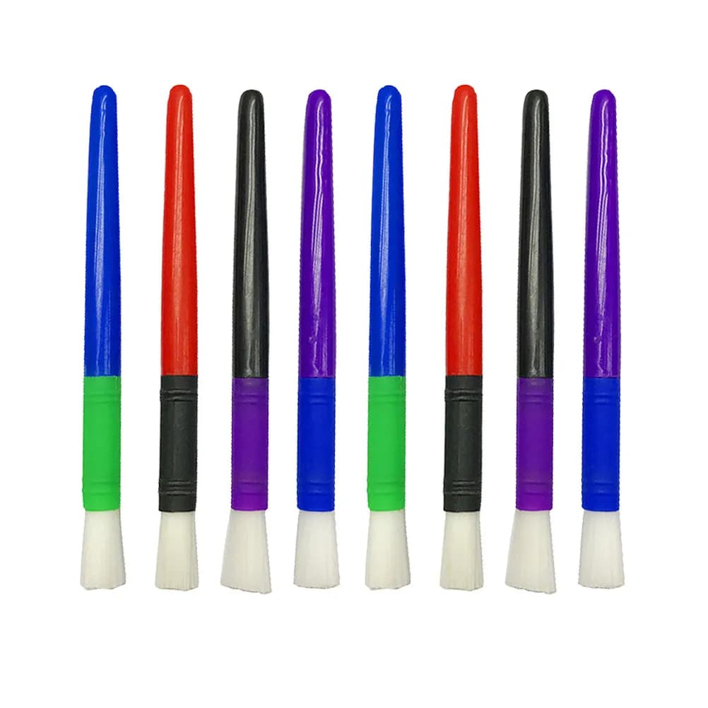 8Pcs Professional Nylon Paint Brushes for Acrylic Oil Watercolor Pottery Gouache Craft Easy to Operate and Carry