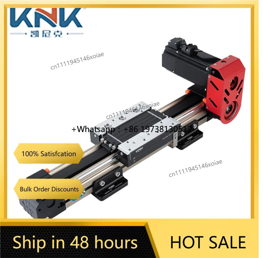 KNK K60 Load 60kg High Precision ±0.05 Belt Driven Slide Stages Module Robot Actuator Heavy Duty Linear Guide Rail
