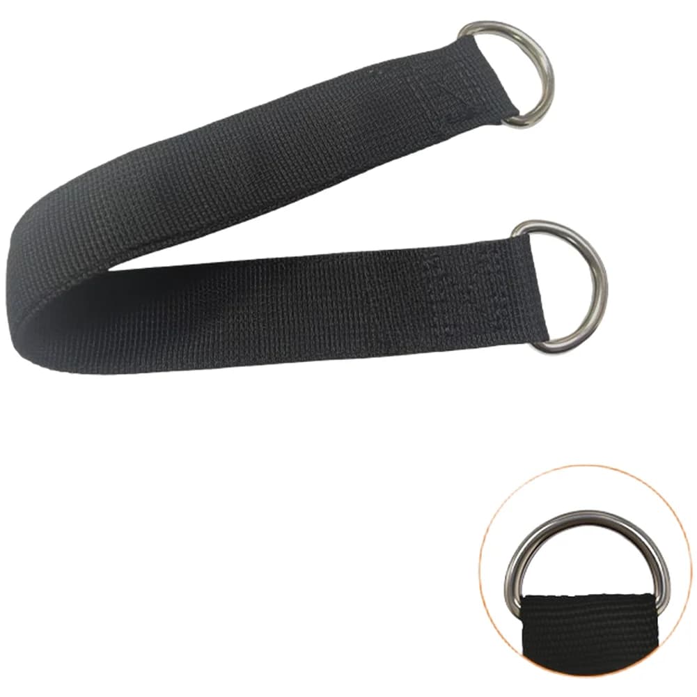 30 cm double layer strap with M8 screw block, secure locking rings for hanging boxes and swing bags