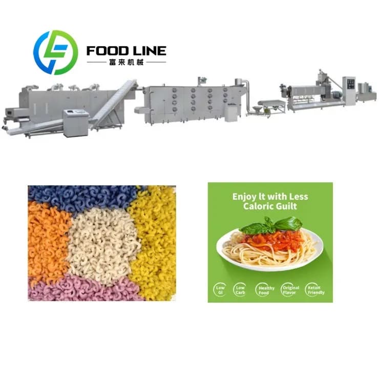 Pasta Production Line Macaroni Manufacturing Machine Italian Making Equipment for Business for sale price buy cost for Daily Use