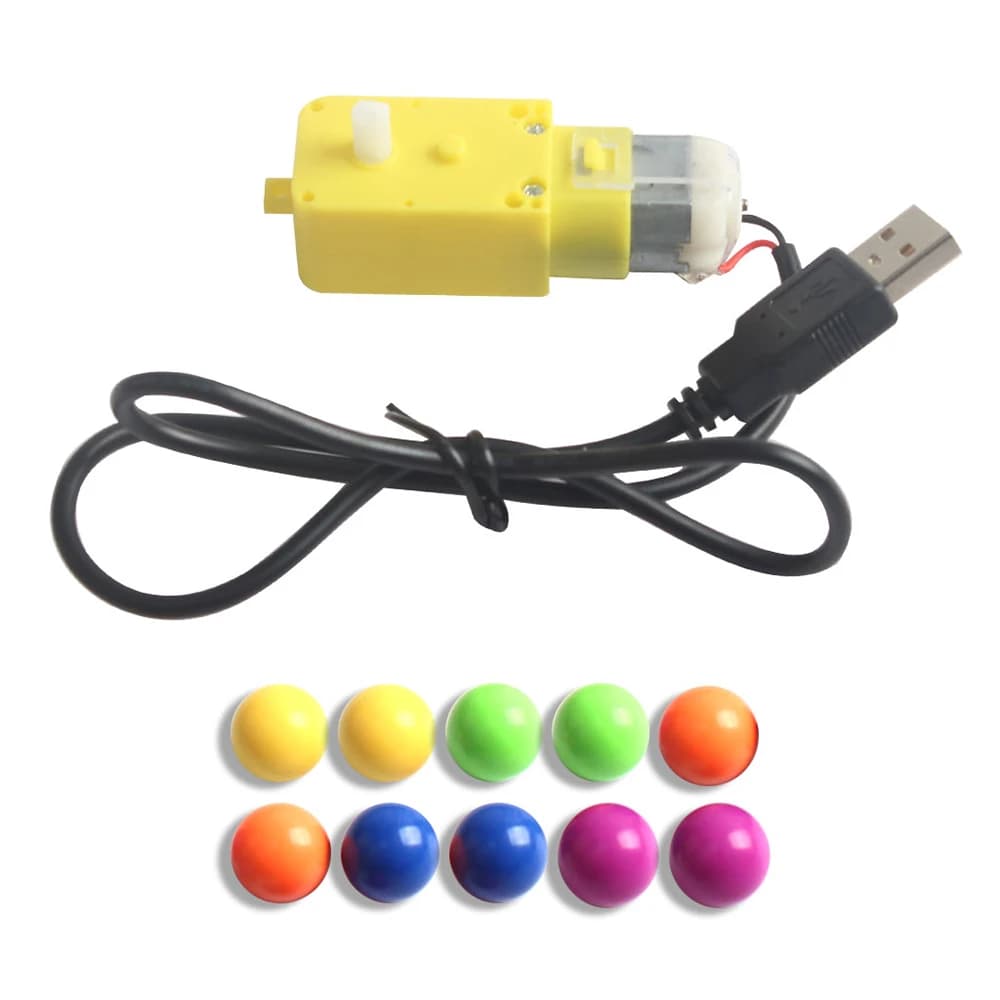 3D Printer Accessories: 3D Printer Kit Model 3D Printed Wiper with Biglie and Motor with USB Cable