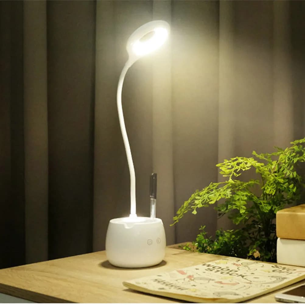 Lampada dimmerabile ricaricabile da 2000 mAh con controllo touch, protezione per gli occhi, luce soffusa - 3 livelli