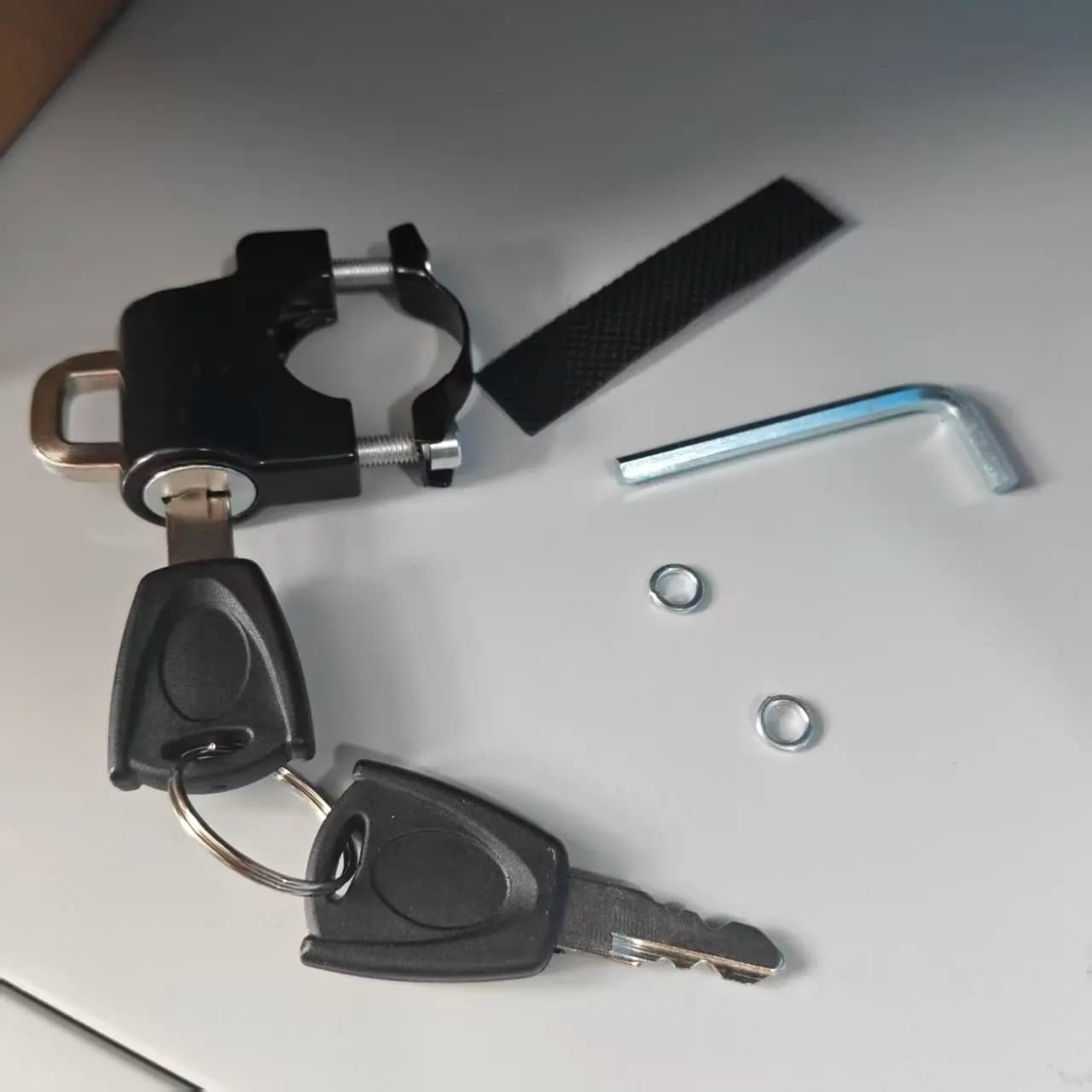 Motorcycle Lock Head Electric Bike Helmet Lock Anti-theft Fixing Bicycle Head Fixing Helmet Handlebar Mount Security Metal Lock