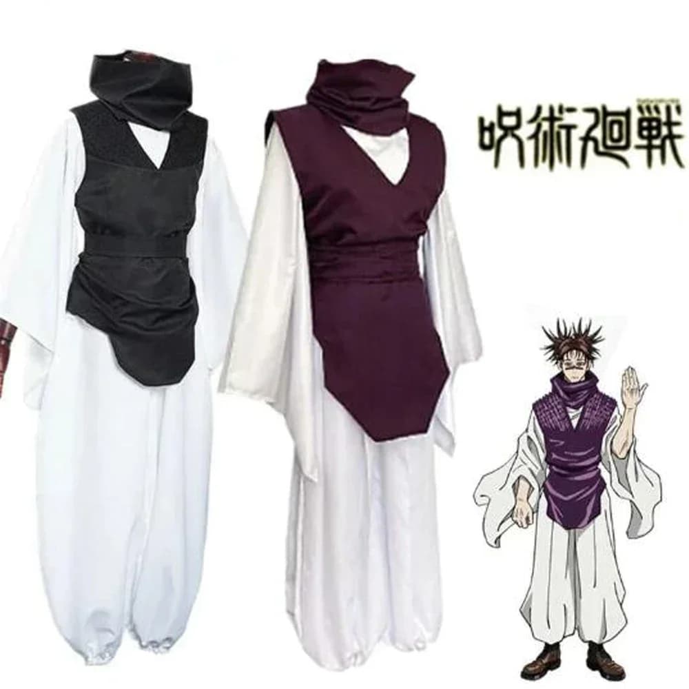 Jujutsu JJK Manga Anime Choso Costume Cosplay Purple vest Neck leg Belt White elastic pants Top gifts