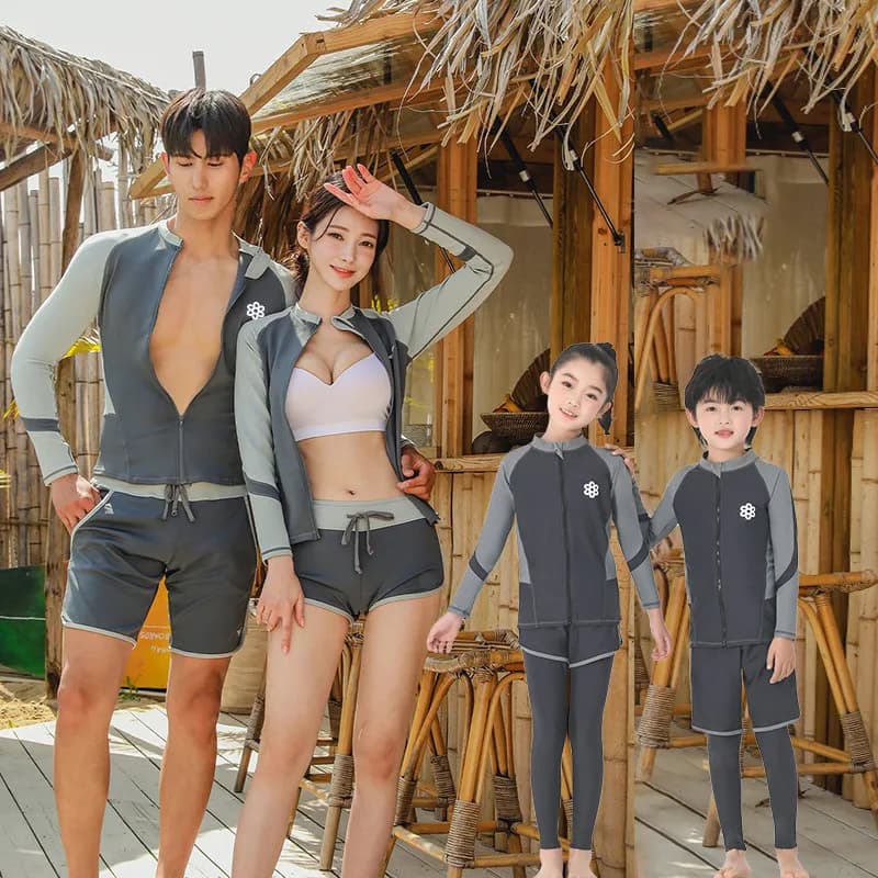 Diver Mute Genitor-Children Long Sleeves and Long Pants, for Snorkeling, Meduse Protection, for Men, Women and Children