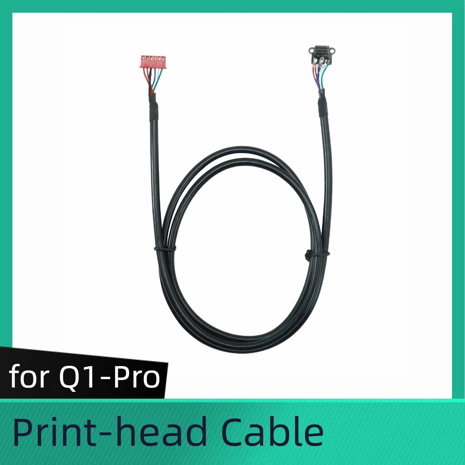 Cavo estrusore per QIDI per Plus4 Cavo testina di stampa a 6 pin per accessori per stampante 3D QIDI Tech Q1-Pro