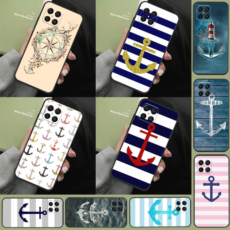 Strisce Ancoraggio Barca Nave Caso Per Honor 200 Pro X9b X9a X8b X8a X8 X9 X9c 50 70 90 Lite Honor Magic 7 6 5 Pro Coque