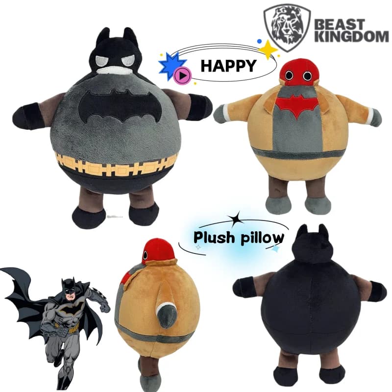 Peluche di Batman del cartone animato Beast Kingdom, cuscino creativo e personalizzato, decorazione per la casa, regalo all'ingrosso