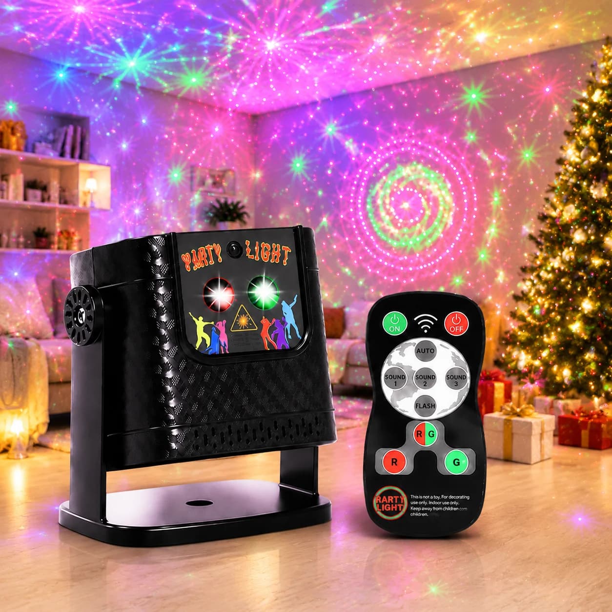 Party Lights, DJ Disco Lights, Laser Stroboscopic Lights, USB-Powered Projectors, Indoor Parties, Camping, Outdoor Barbecues