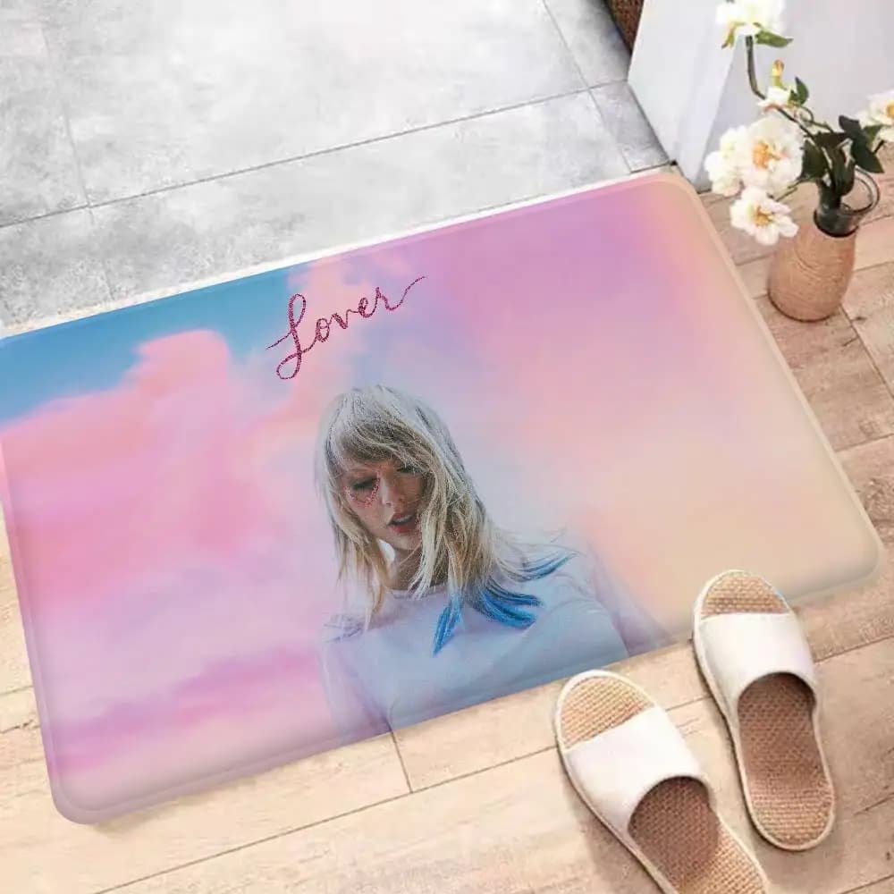 T-Taylor-SwiftS Floor Mat Retro Multiple Choice Living Room Kitchen Rug Non-Slip Modern Home Decor