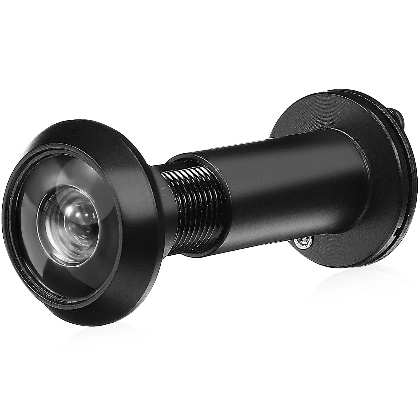 Spioncino per porta grandangolare da 220 gradi Spioncino per porta Cat Eye nero Spioncino per porta anteriore in vetro ottico Design regolabile Sicurezza domestica