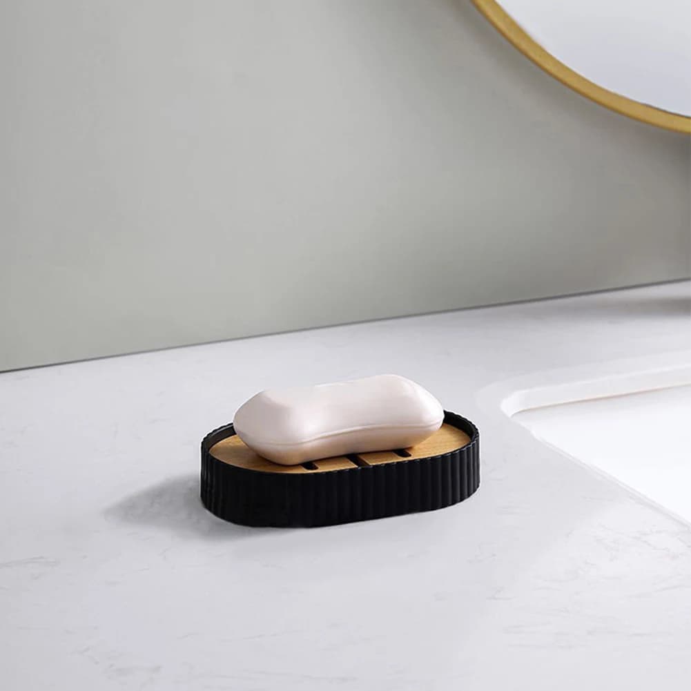 Set di 6 Accessori per Bagno, Set Moderno di Essenziali per il Bagno con Cestino, Dispenser Sapone e Spazzola per WC