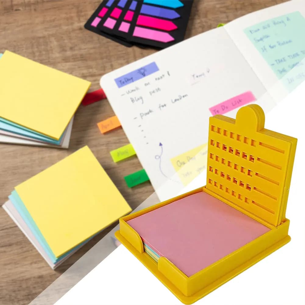 Kit di note adesive Porta note portatili e sicuri per studenti e insegnanti