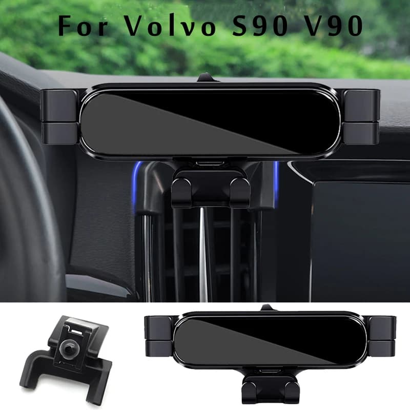 Supporto per telefono per auto LHD per Volvo V90 S90 2017 2019 2020 2021 staffa per Car Styling supporto GPS supporto girevole accessori mobili