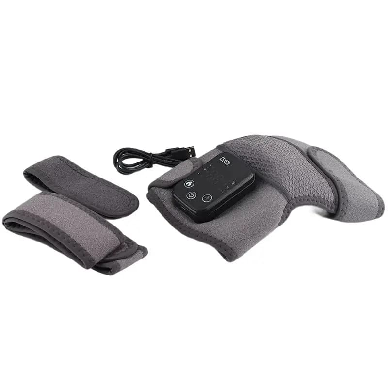 【SHOP JOURNEY】Cuscinetto riscaldante senza fili per massaggiatore, funzione di riscaldamento con massaggio per ginocchio, fascia per ginocchio