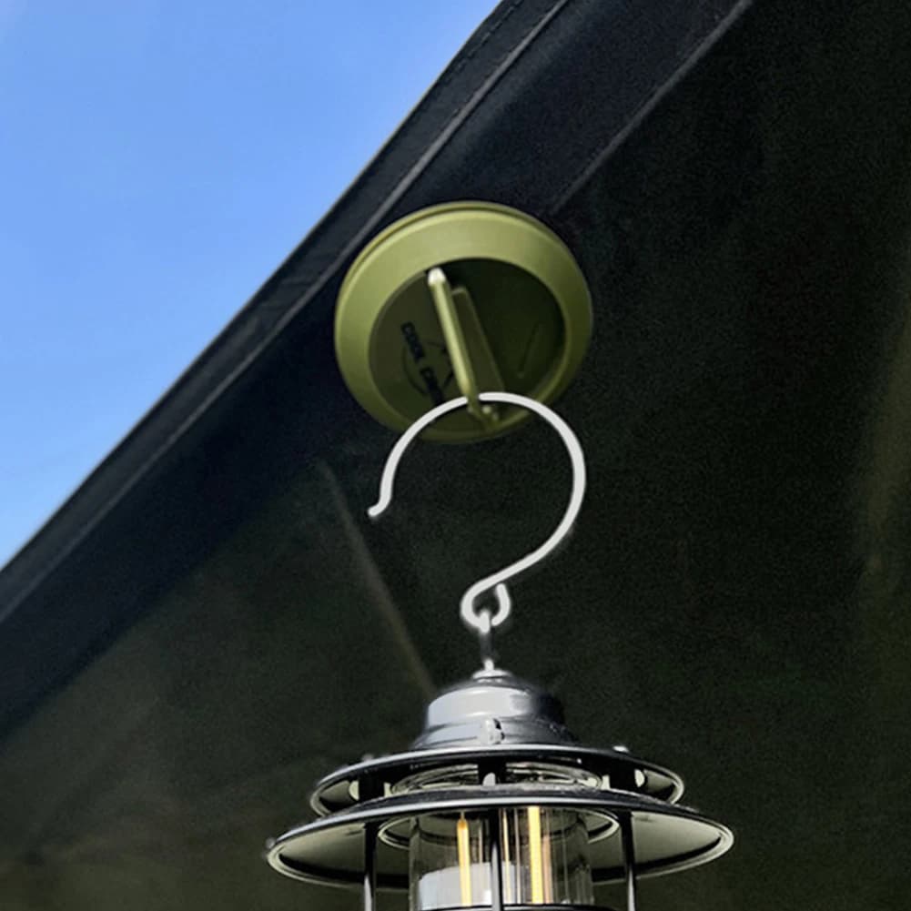 Gancio Magnetico per Tenda, Gancio Magnetico Forte e Portatile, Comodo ed Efficiente, Gancio Magnetico Versatile per Campeggio e Tende da Sole