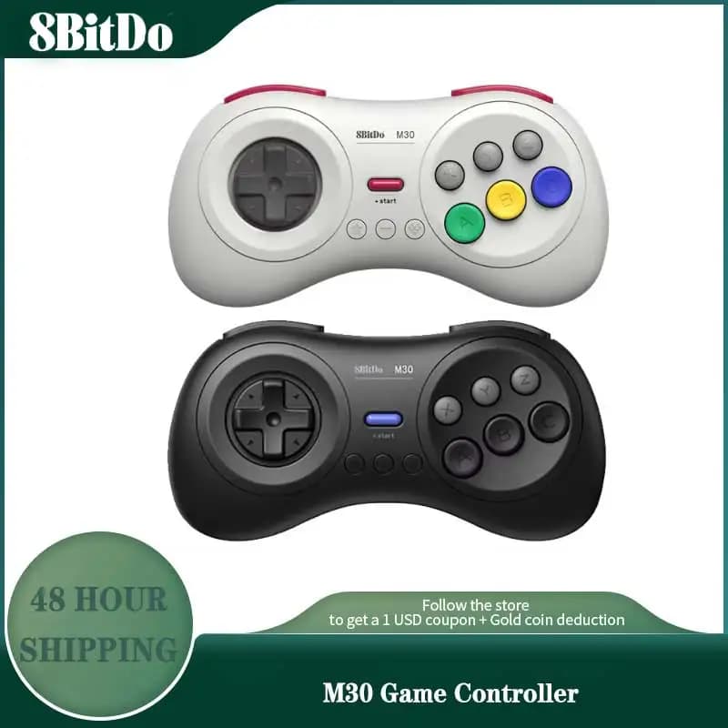 8BitDo M30 game controller Bluetooth Gamepad Joystick Wireless for Android Windows Macos Steam Switch RaspberryPi