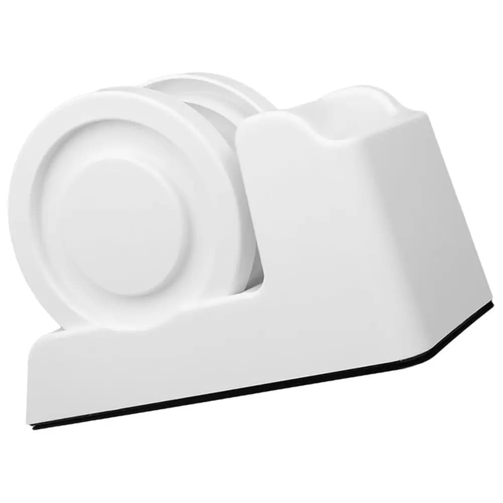 Dispenser di Nastro Adesivo da Scrivania in Plastica, Piccolo Portarotolo Professionale con Taglierina per Etichette, Comodo per l'Uso su Scrivania