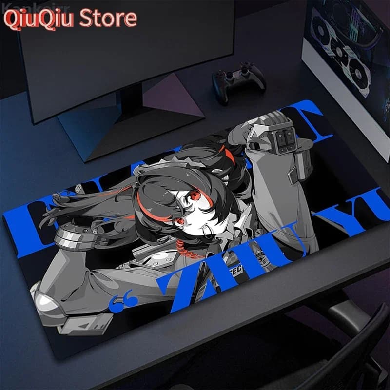 Tappetino per mouse Zenless Zone Zero ZZZERO ZZZ Nicole Koleda Lycaon Ellen Zhu Yuan Kawaii Girl Tappetino per mouse grande Tastiera per laptop Tappetino da scrivania