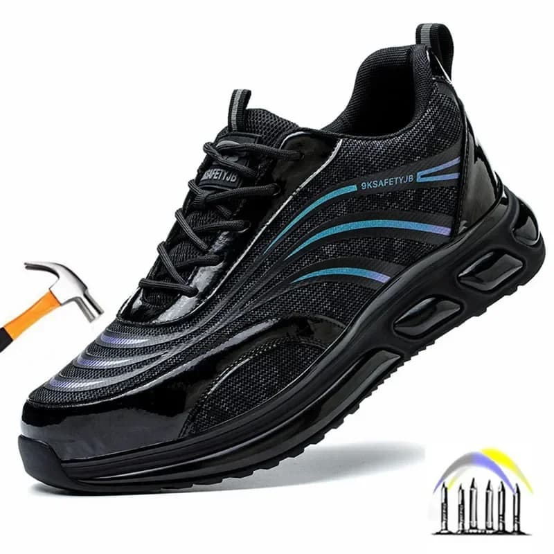 industrial safety shoes steel toe work safety boots comfortable safety man shoesmen for work light weight sneakers for work