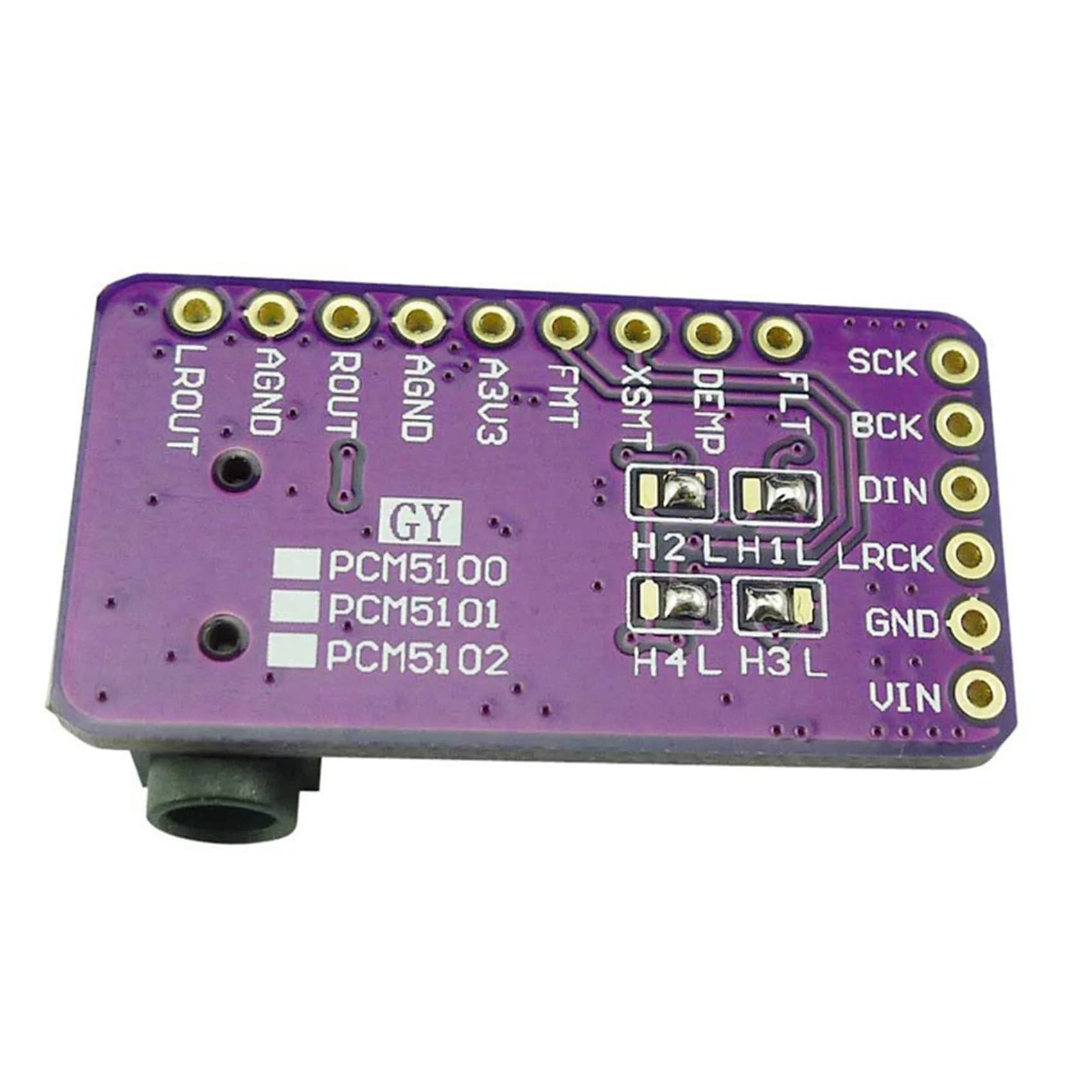 2X PCM5102 I2S IIS Modulo Decoder Audio Digitale Stereo DAC Convertitore Digitale-Analogico Modulo Vocale per Raspberry Pi