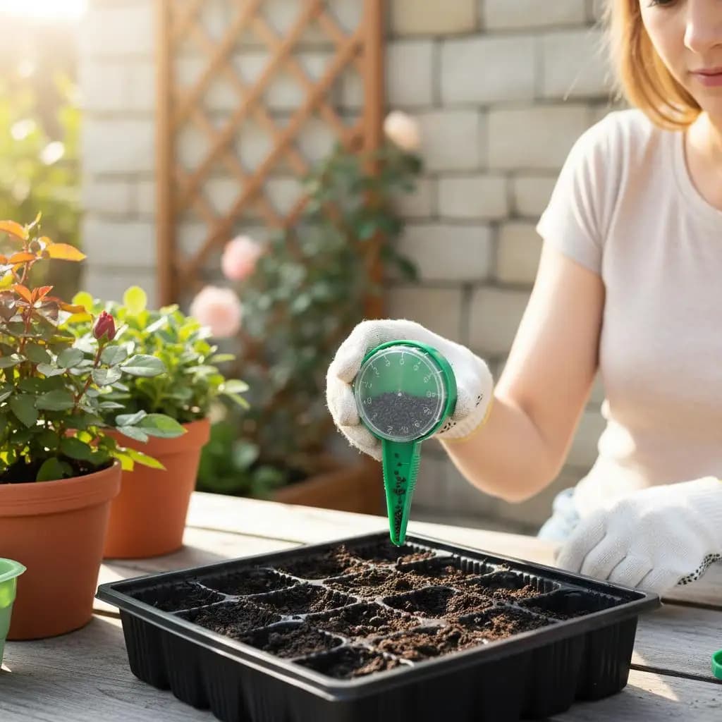 Mini Seminator Garden Manual with 5 Adjustable Settings, Precision Spares for Seeds in Serra and Aiuole