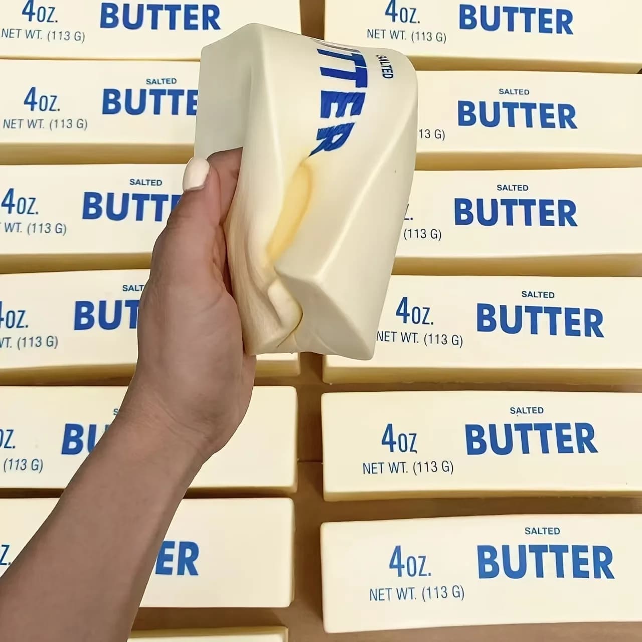 1pc Super Soft Butter Stick | Slow Rebound Decompression Artifact, Office Stress Healing Venting Props Adults