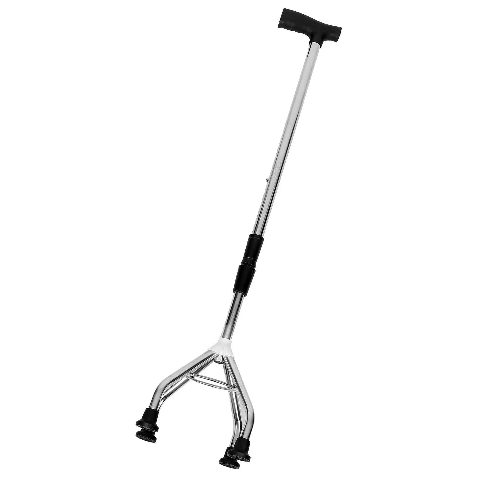 Adjustable Walk Stick to Four Tips, Ergonomic and Anti-slip, for Seniors, Robusto and Portable, Ideal for Daily Use and Travel