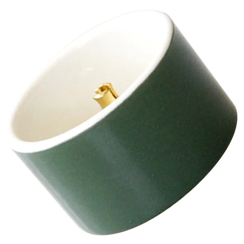 Piccolo Portaincenso in Ceramica, Bruciatore per Incenso, Superficie Liscia e Facile da Pulire, Accessorio Decorativo da Scrivania per Yoga e Casa
